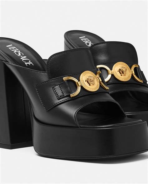 platform shoes versace|Versace platform medusa.